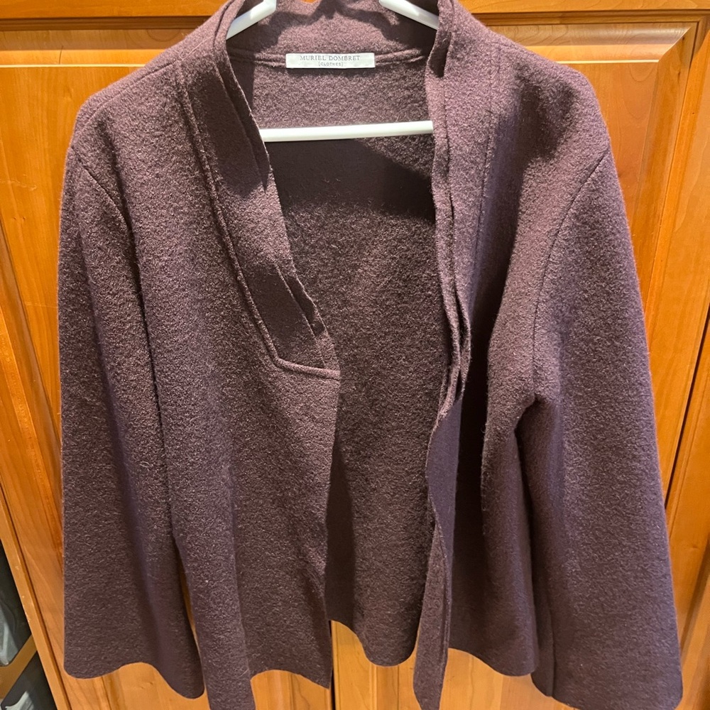 Women's Purple Wool Jacket